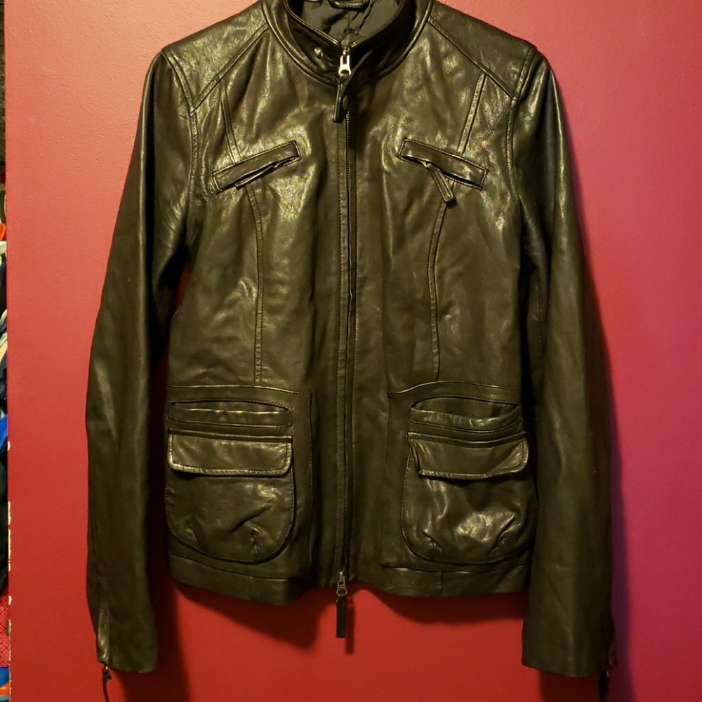 Genuine leather Lucky brand leather jacket